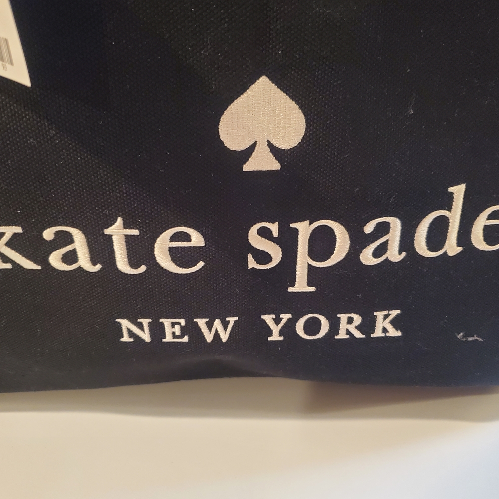 Kate Spade New York Black Canvas Tote Bag - Picture 2 of 6